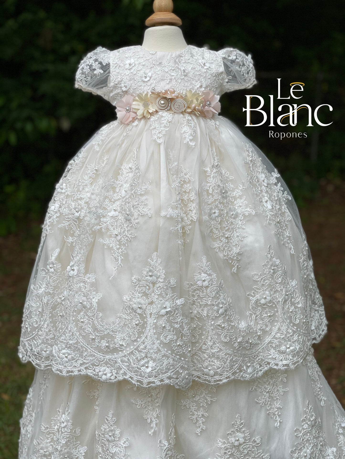 Mercedes Ivory Baptism Dress