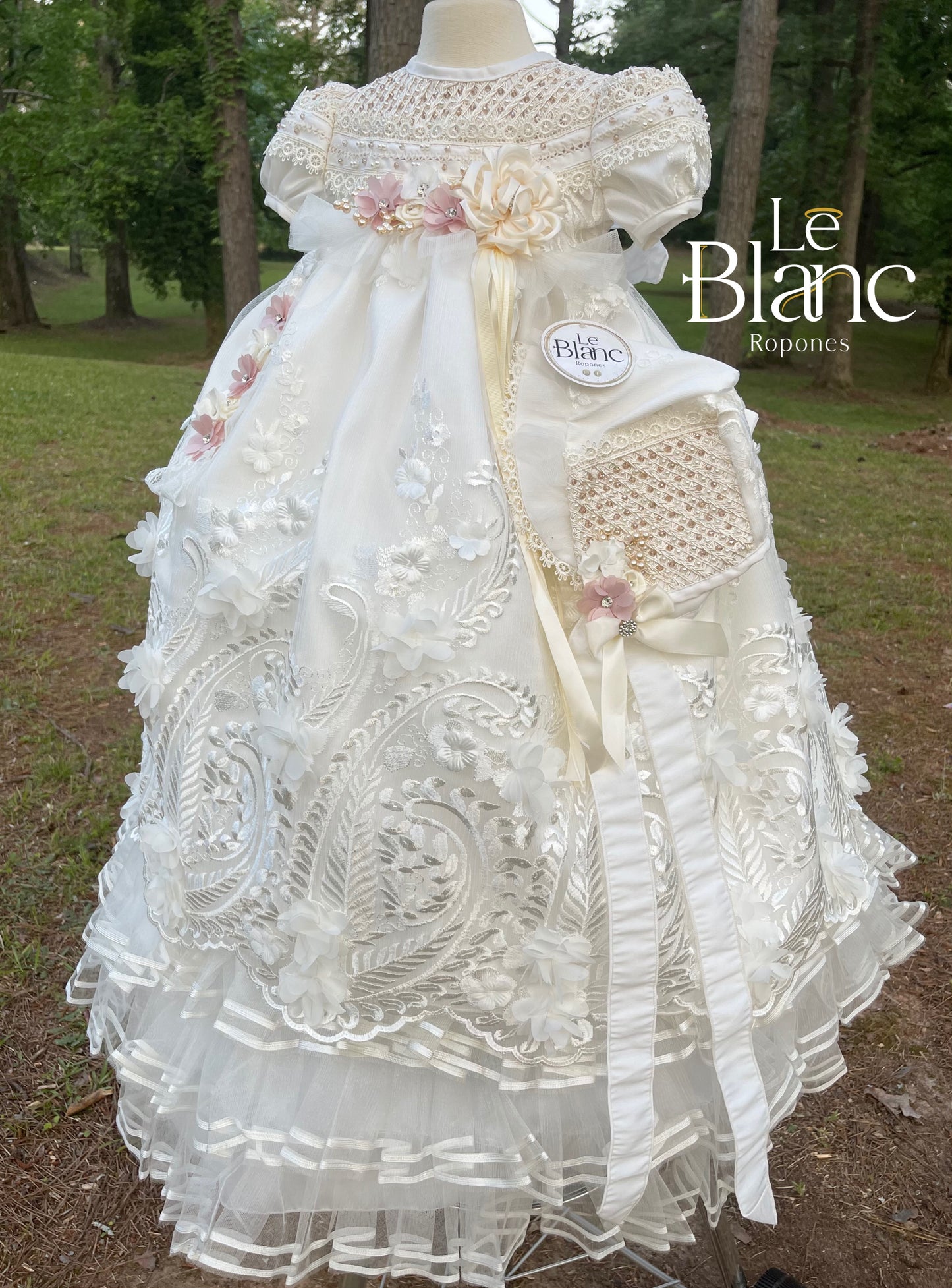 Bianca White Baptism Dress