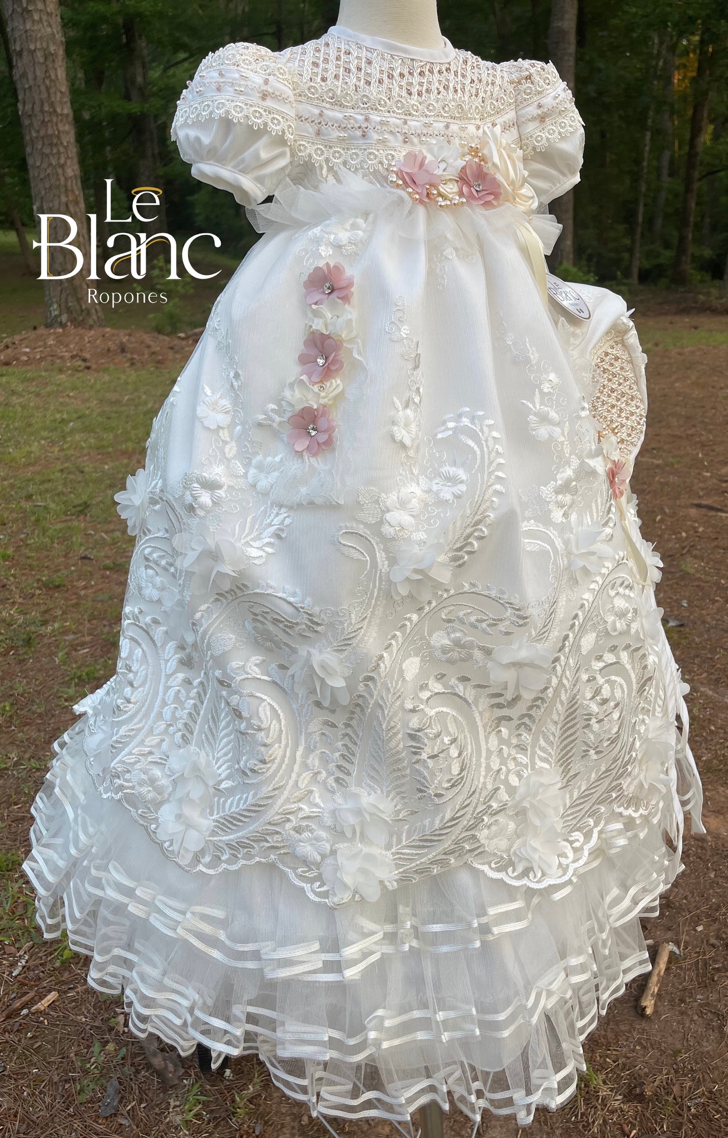 Bianca White Baptism Dress