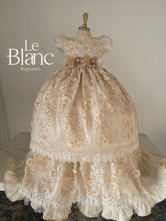 Dafne Blush Baptism Dress