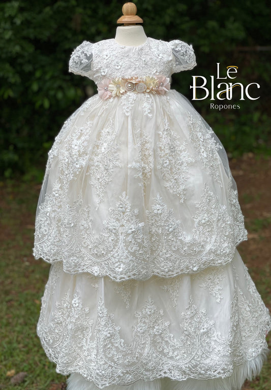 Mercedes Ivory Baptism Dress