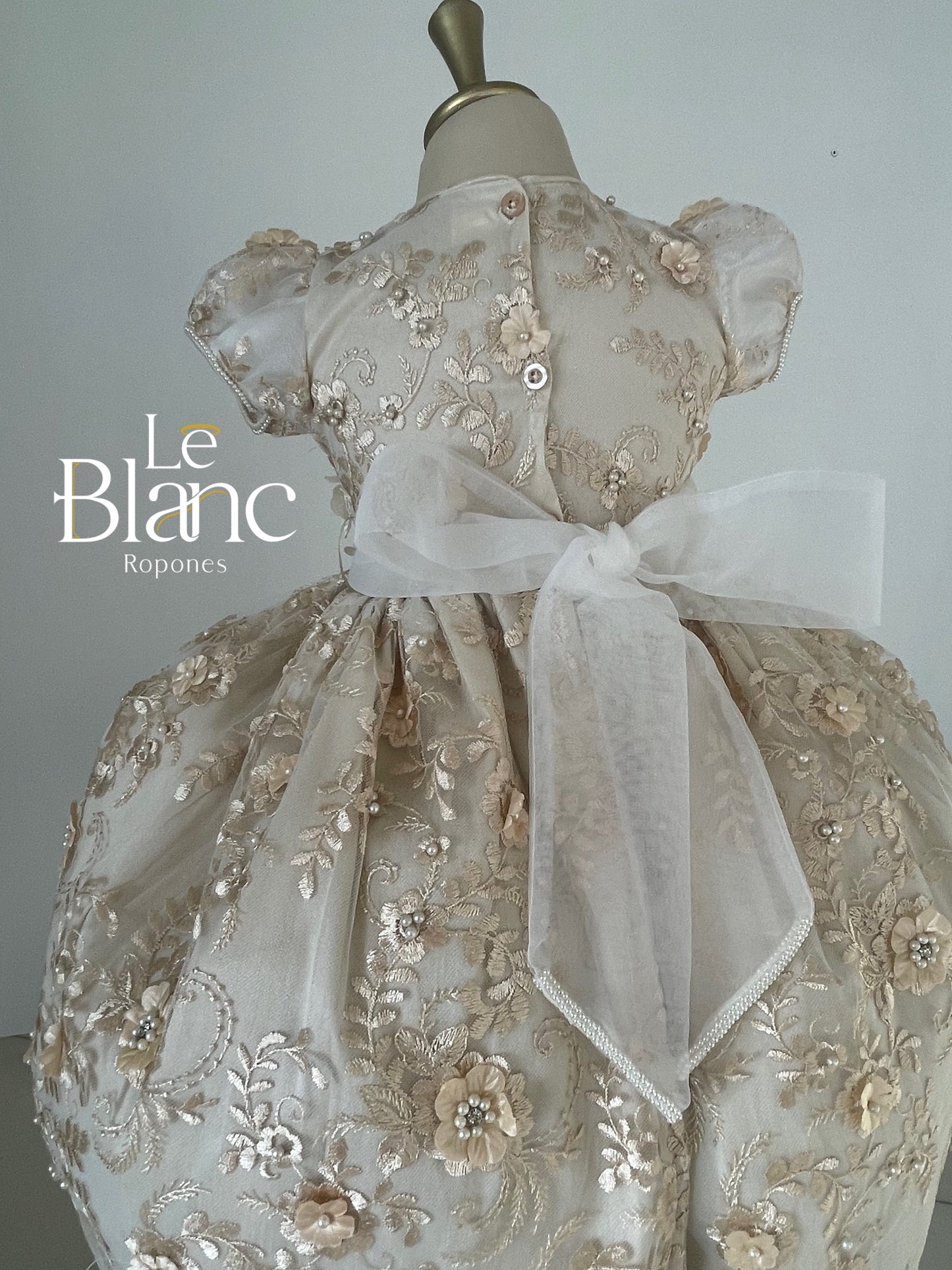 Dafne Blush Baptism Dress